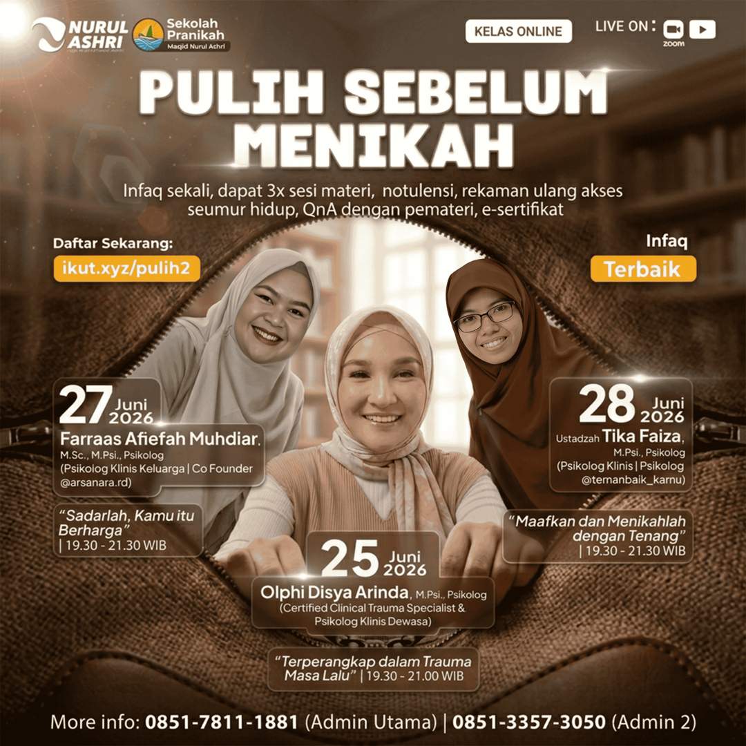 Sekolah Pra Nikah Series Pulih Sebelum Menikah